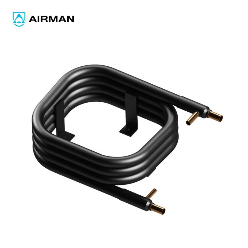 Wasserkühlung, Wasserquelle, Wärmepumpe, Kondensatorspule